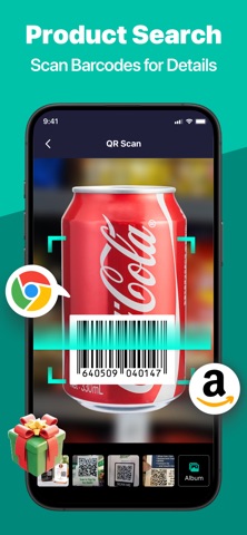 Hawk QR: AI Scan iPhone screenshot