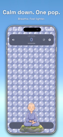 Screenshot 1 of ZenPop: Stress Relief Bubble App