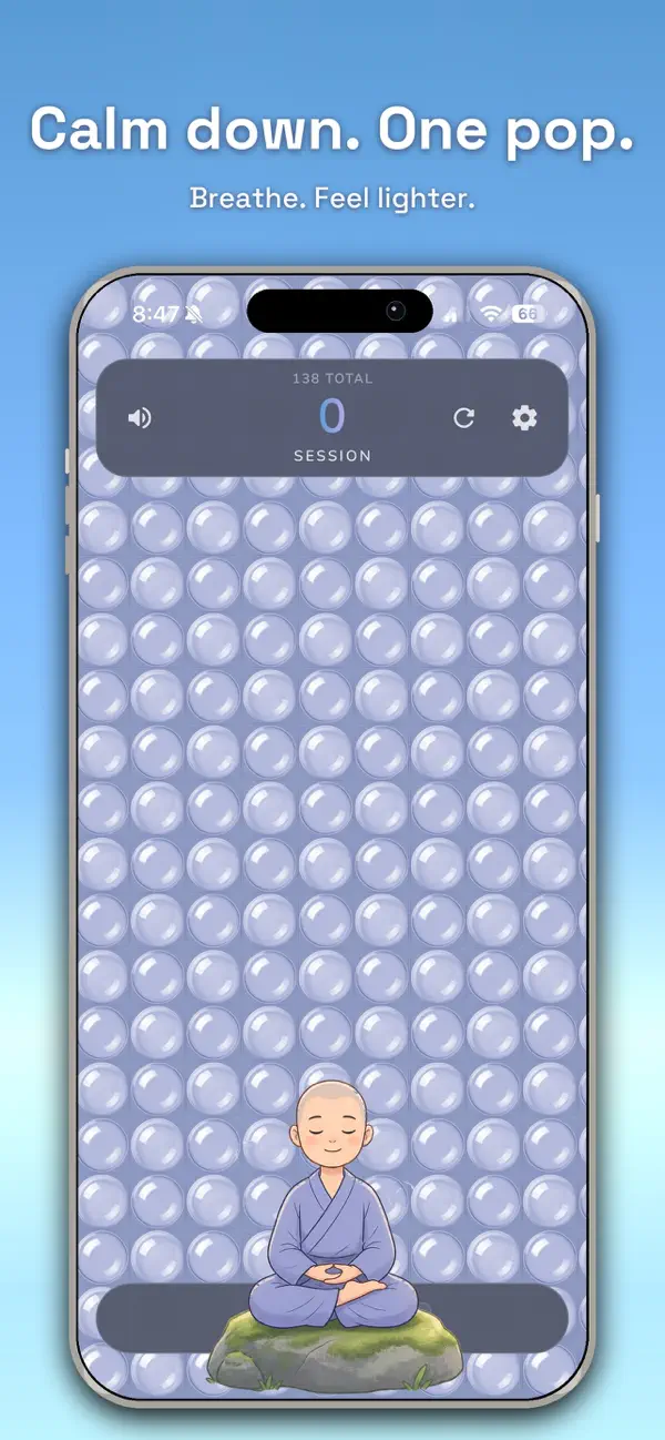 Screenshot #1 pour ZenPop: Bulles anti-stress