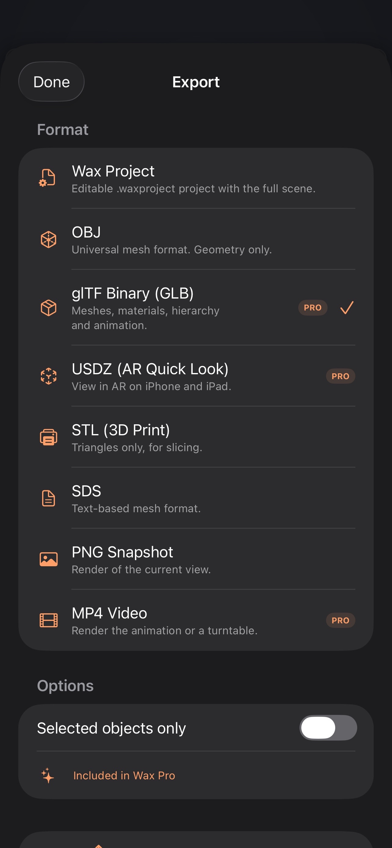 Screenshot 5 of Wax
