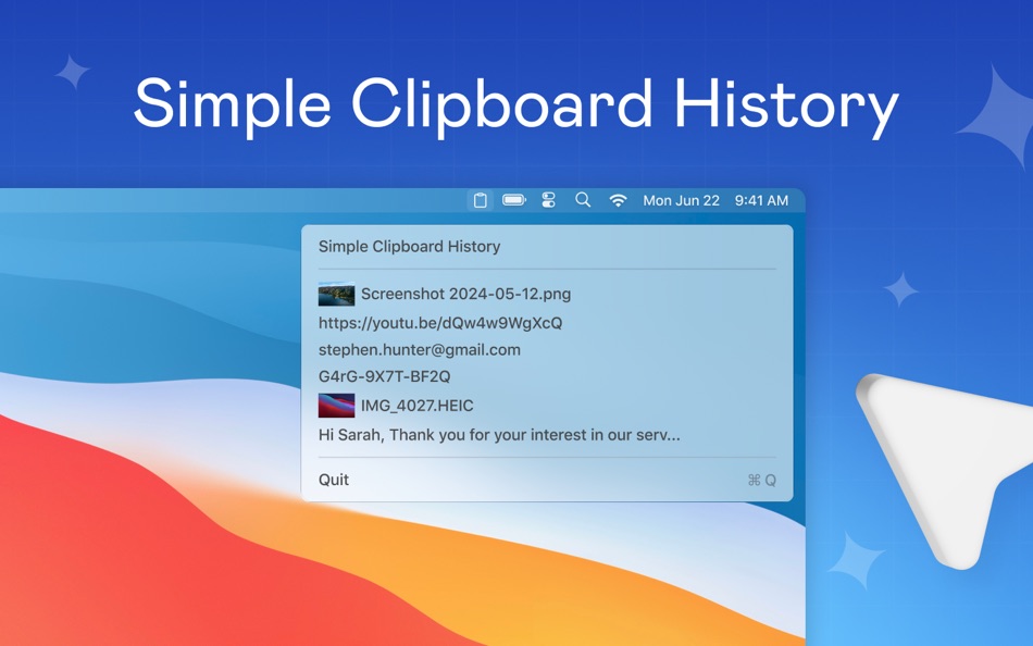 #1. Simple Clipboard History (macOS) 来自: Igor Zuev