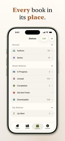 Leaf: EPUB Library Screenshot 3 of 5