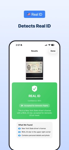 RealID Check iPhone screenshot