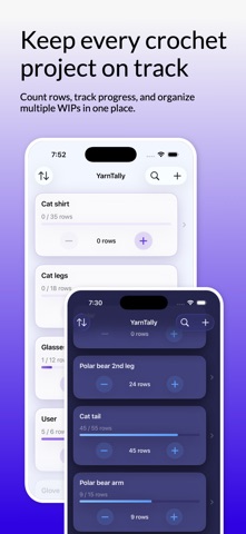 YarnTally - Row Counter Screenshot 1 of 6
