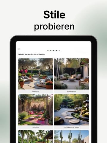 Garden AI: KI Garten Design iPad screenshot 6
