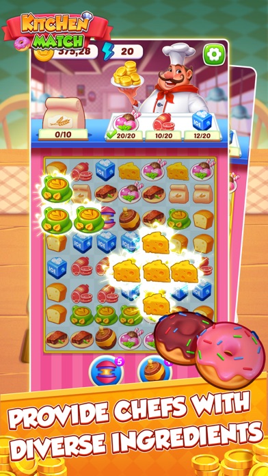 kitchen match:Puzzle Game Screenshot