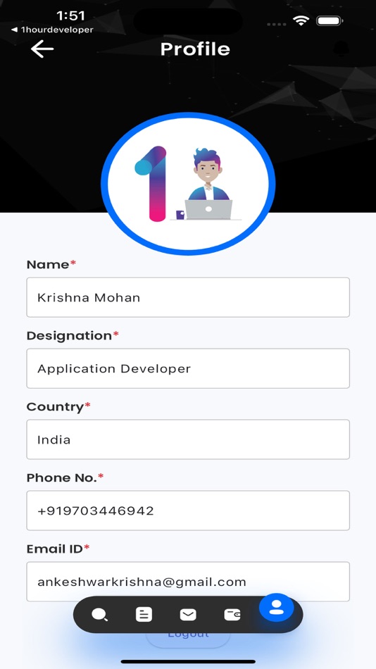 #7. 1Hour Developer (iOS) Με: Kalyankrishna Chengari