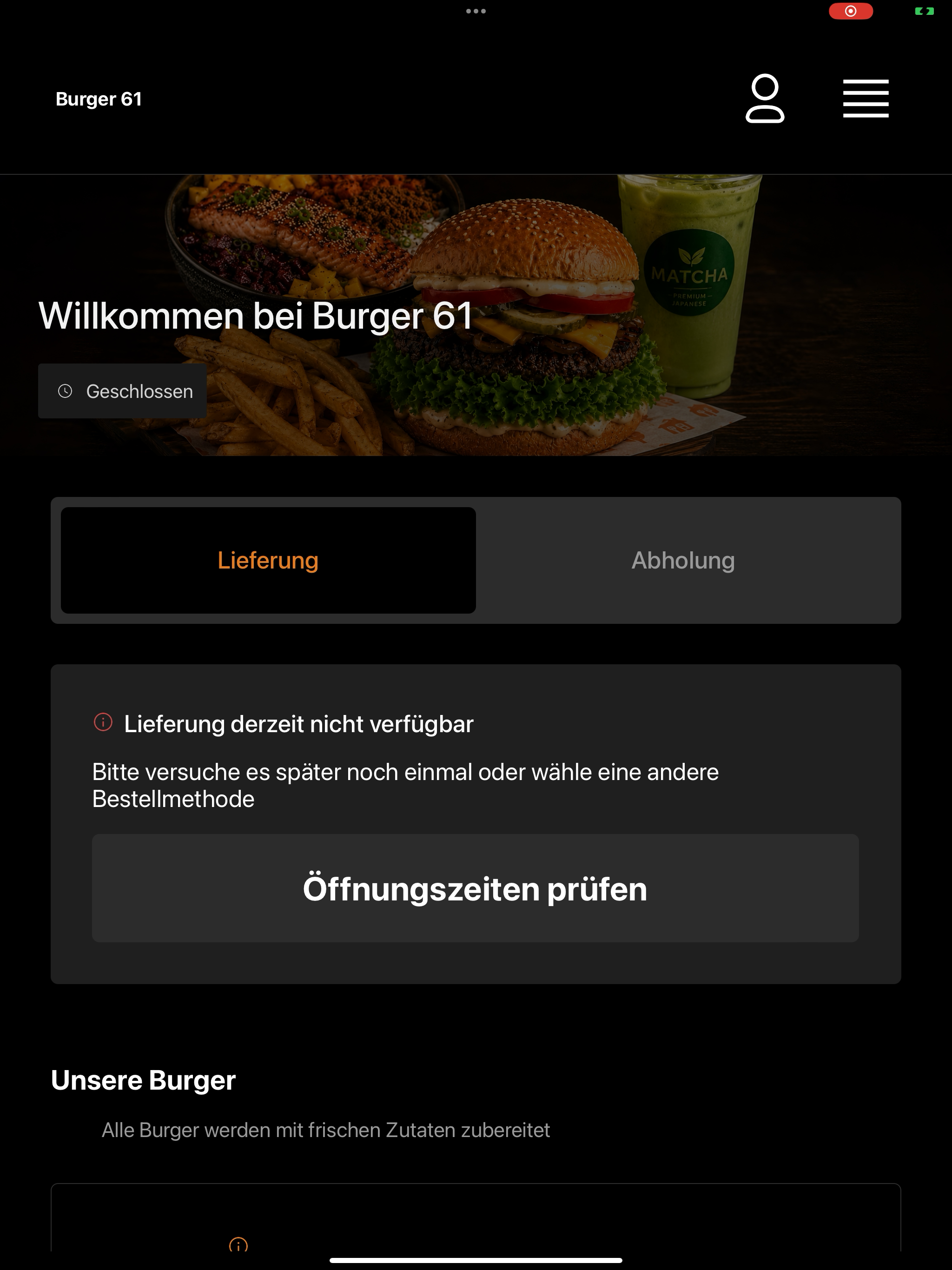 Burger Route 61 Bielefeld screenshot 7