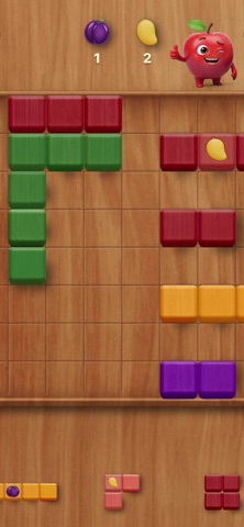 Fruity Blocks Puzzle iPhone screenshot