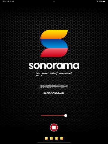 Sonorama Radio iPad screenshot
