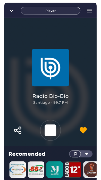 Radio Chile FM: Online Radio Screenshot