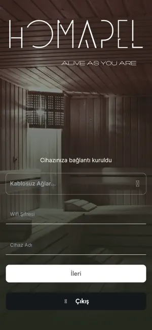 Homapel SaunApp screenshot 2