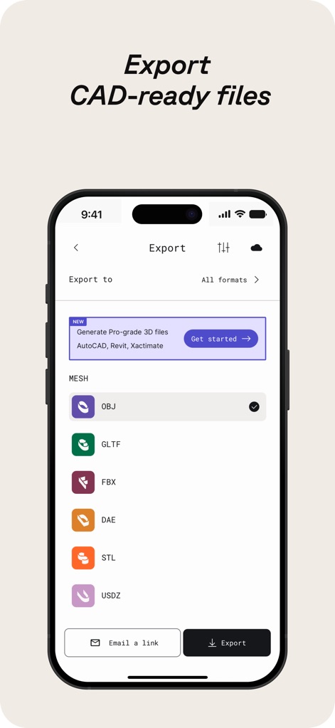 Polycam 3D Scans & Floor Plans - CAD対応ファイル出力