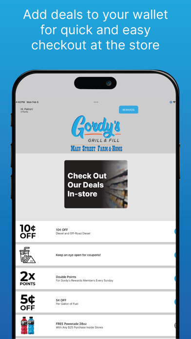Gordy's Grill & Fill Screenshot