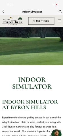 Byron Hills Golf Course. Screenshot 2 of 3