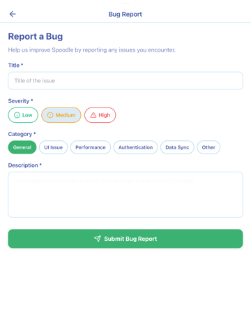 Spoodle Inc. iPad screenshot 4 - Lifestyle app