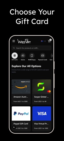 Wizzgift - Shop with crypto screenshot