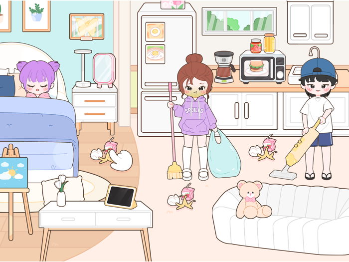 Cozy Doll House Deco Dress up