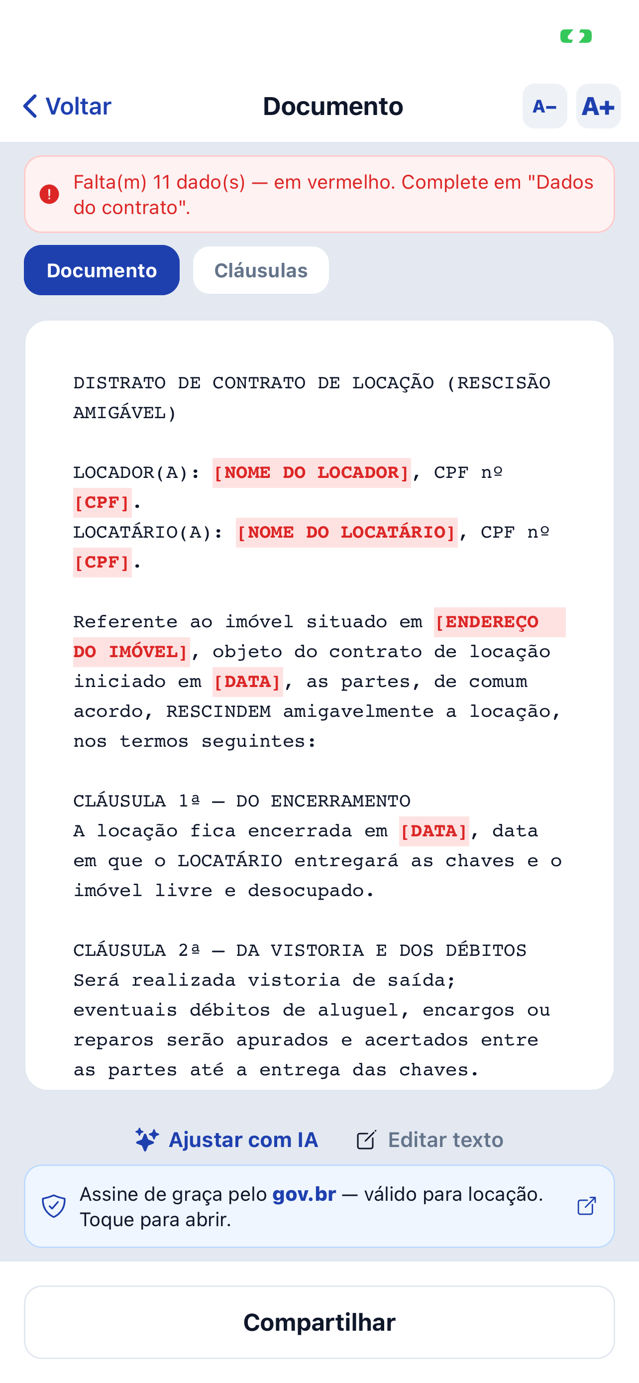 Aluguel em Dia screenshot 4
