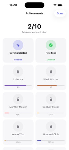 Tally — Daily Habits iPhone screenshot