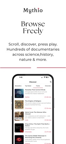 Mythio: Audio Documentaries screenshot