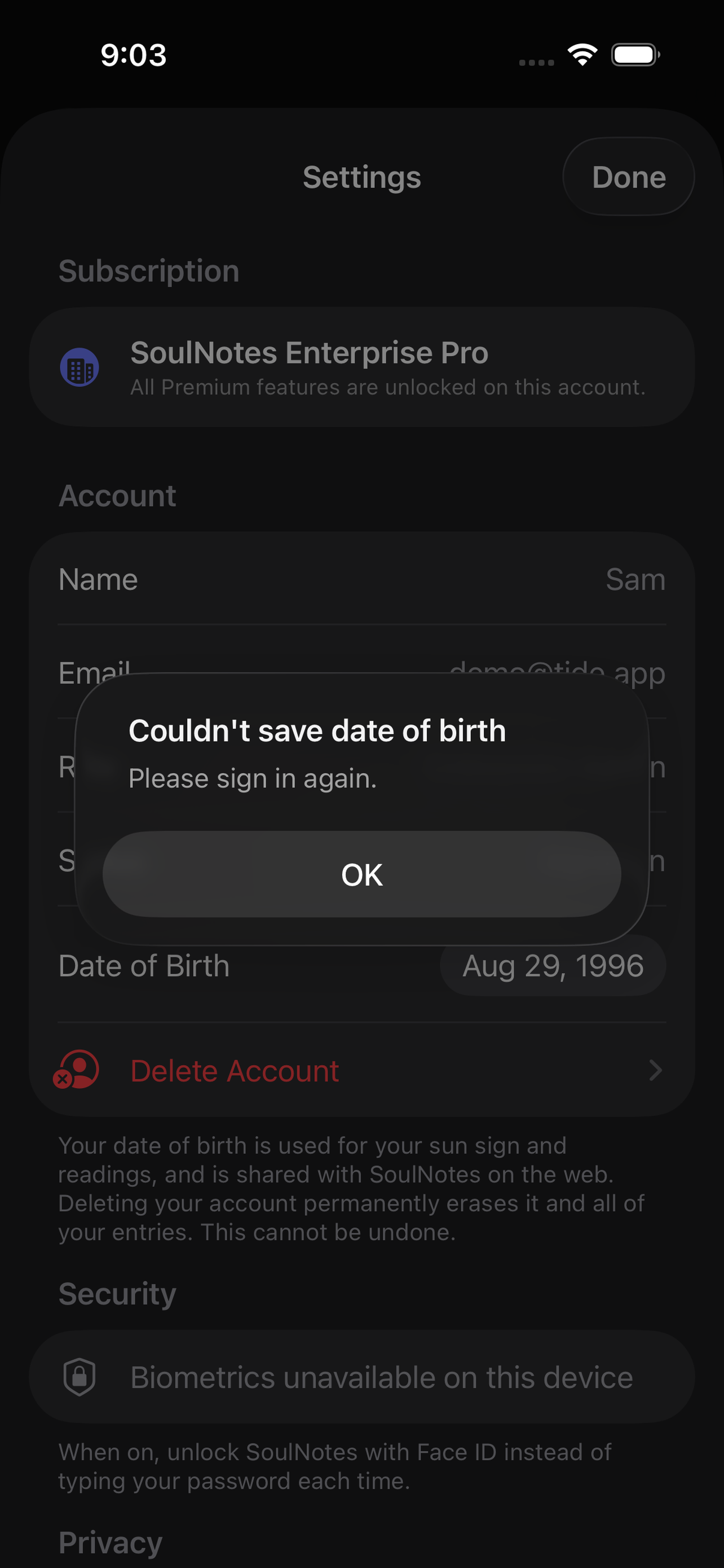 SoulNotes screenshot 3