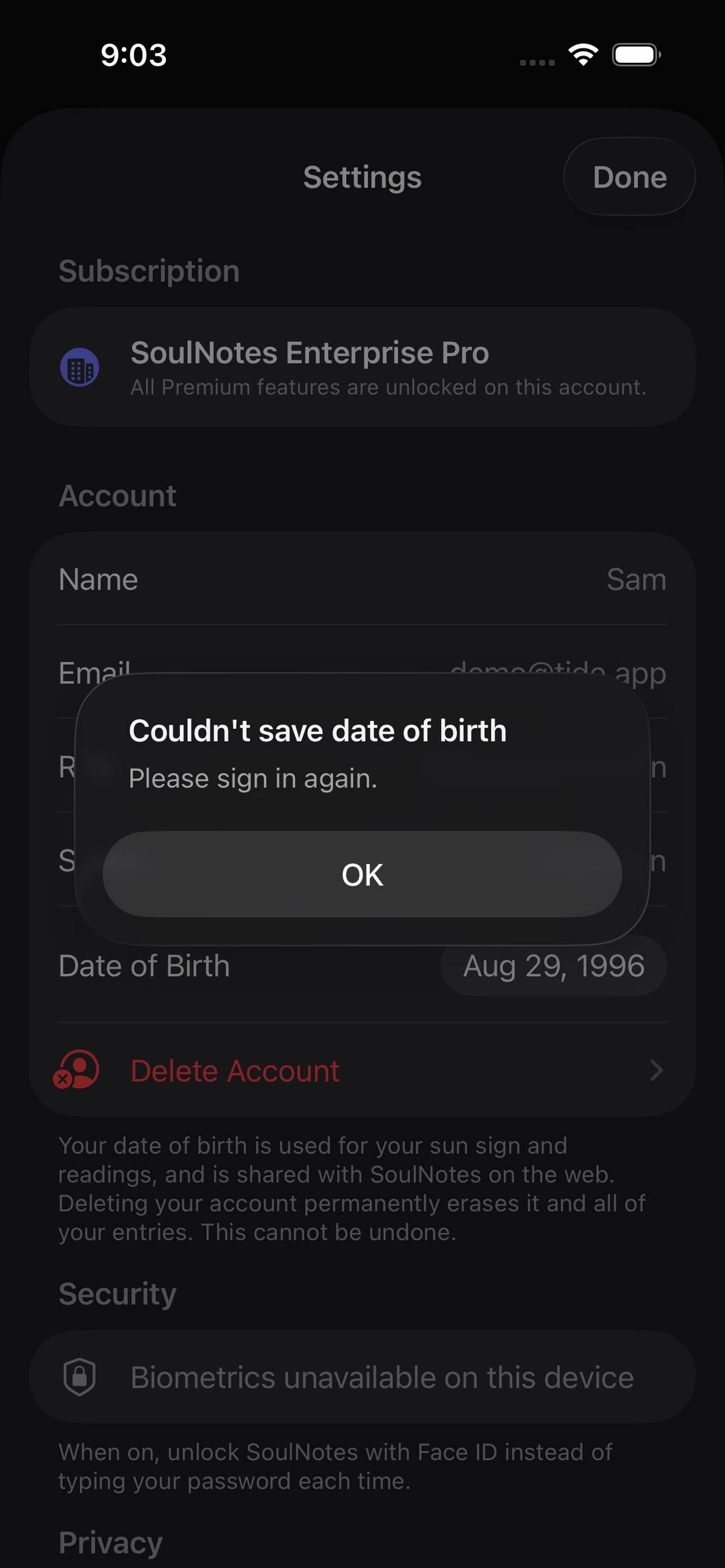 Screenshot 3 of SoulNotes