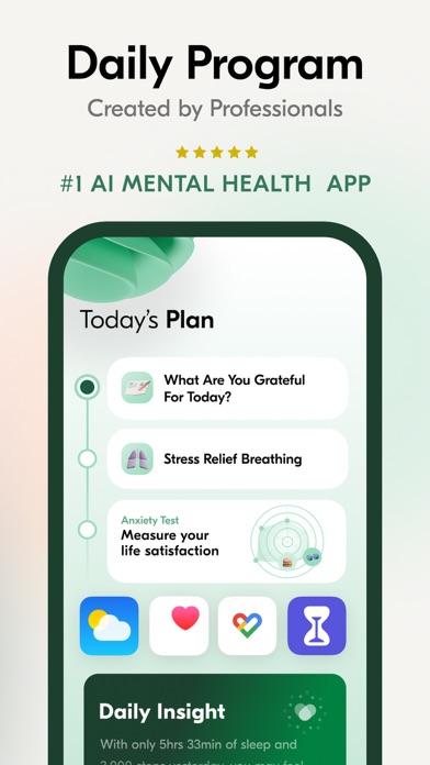 VOS: Mental Health, AI Therapy Screenshot