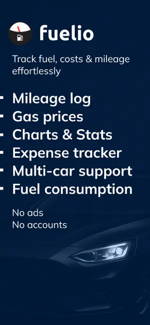 Fuelio: Gas Log & MPG Tracker iPhone screenshot 1