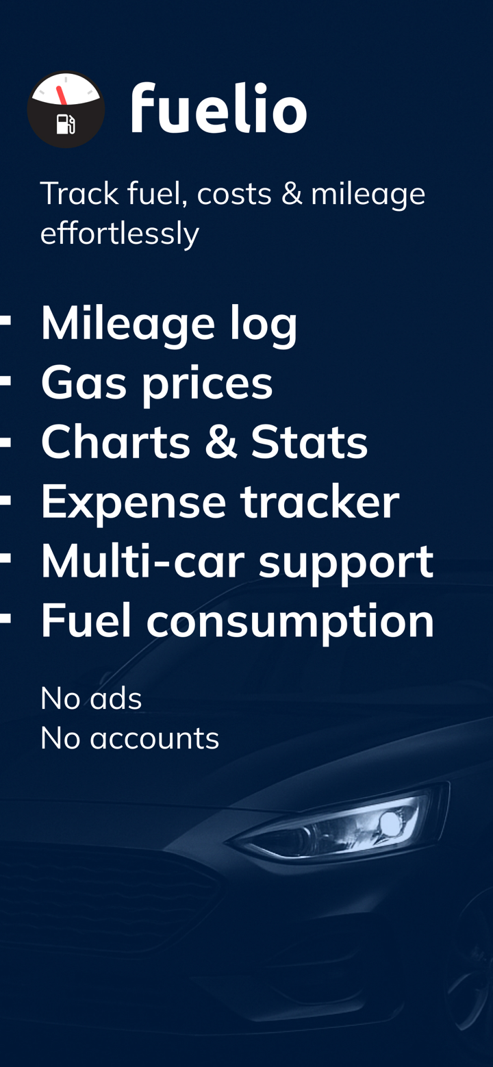 Fuelio: Gas Log & MPG Tracker screenshot 1