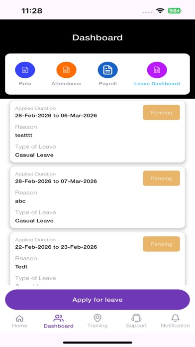 Otium Attendance App Screenshot 7 of 9