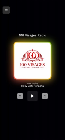 100 Visages Radio iPhone screenshot