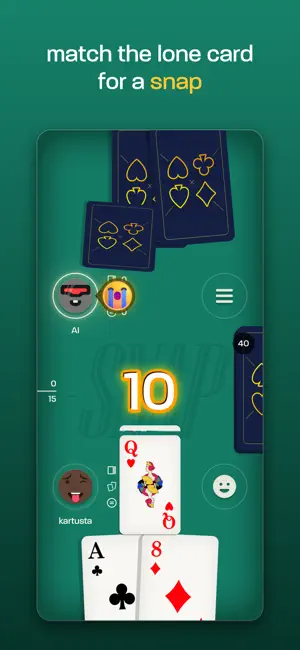 Snap GG - Turkish Card Game screenshot 1