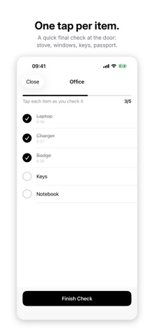 Before You Go: Leave Checklist Screenshot 2 of 5