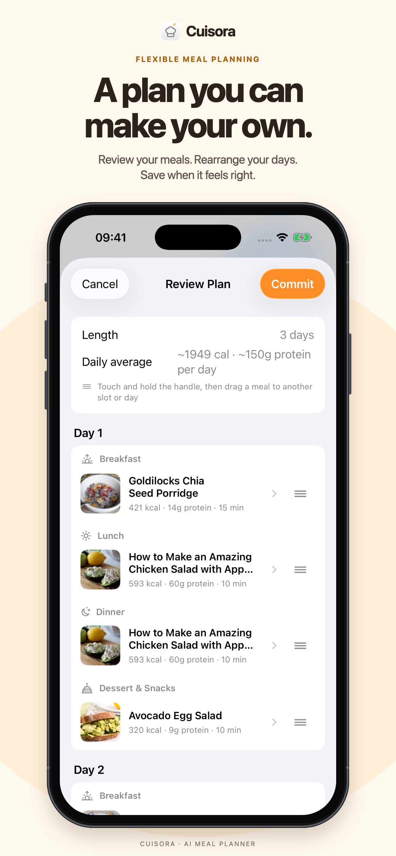 Screenshot 2 of Cuisora: AI Meal Planner