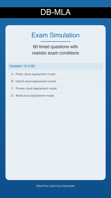 DB Machine Learning Assoc Prep Screenshot 2 of 4