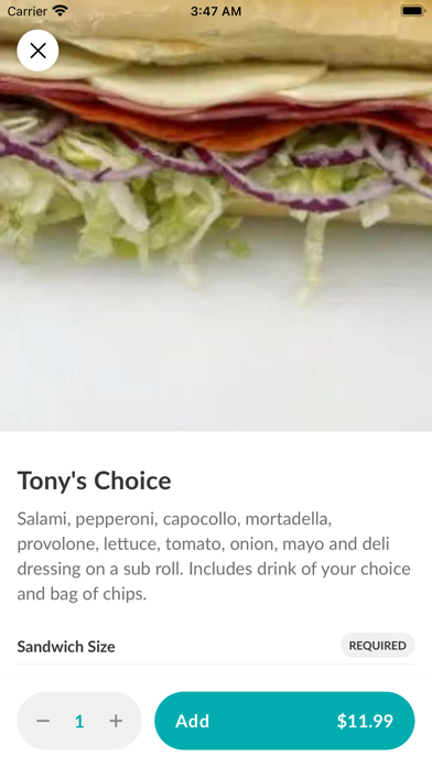 App screenshot