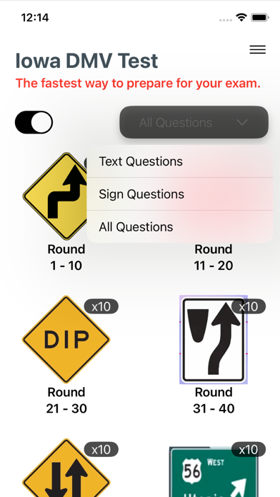 Iowa DMV Practice Test 2025 Screenshot