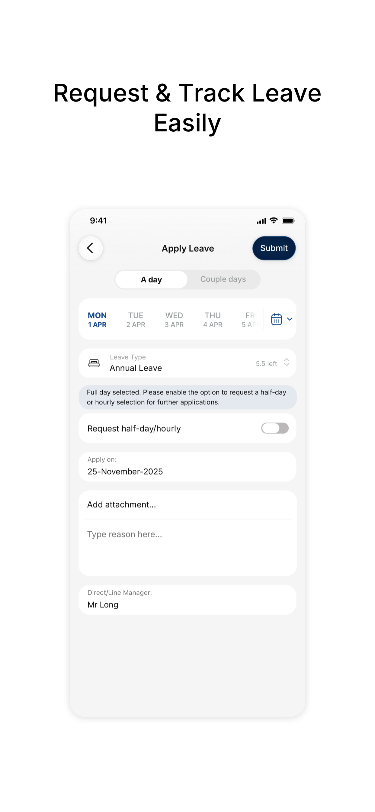 OneHR Enterprise screenshot 3