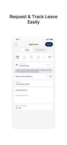 OneHR Enterprise screenshot