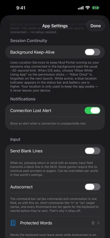 Mud Portal - MUD Client Screenshot 2 of 9
