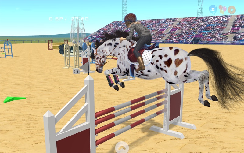 jumpy horse show jumping iphone screenshot 1