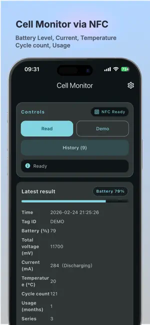 NFC CellMonitor screenshot 4
