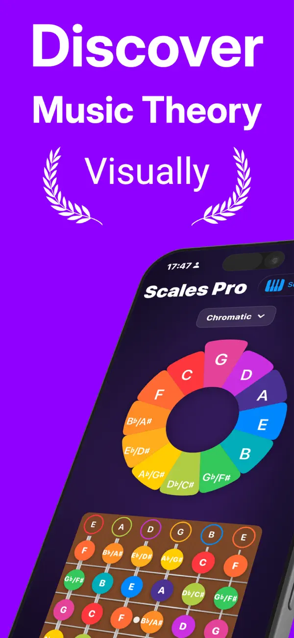 #1. Scales Pro: Circle of Fifths (iOS) بواسطة: Olric Digital