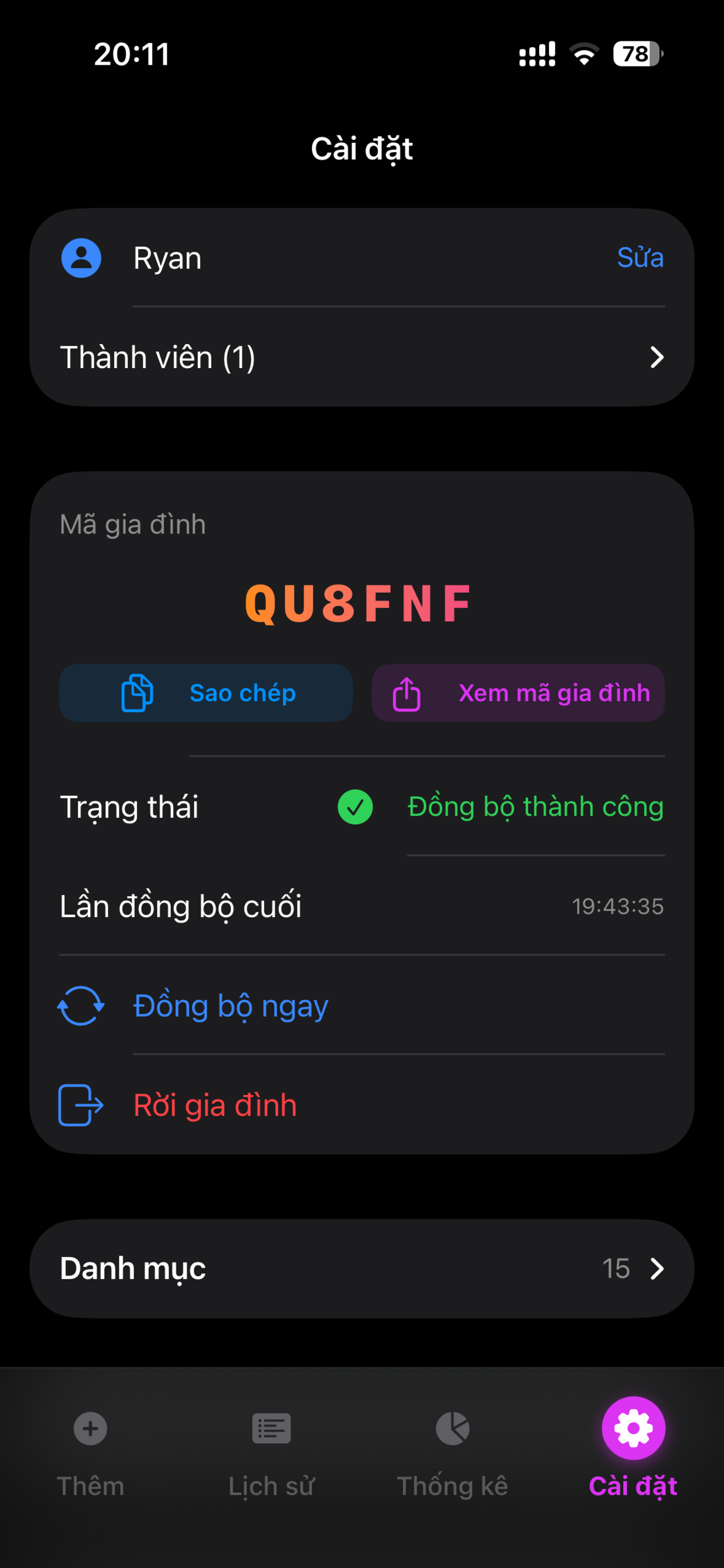 Ví Chung Gia Đình screenshot 4