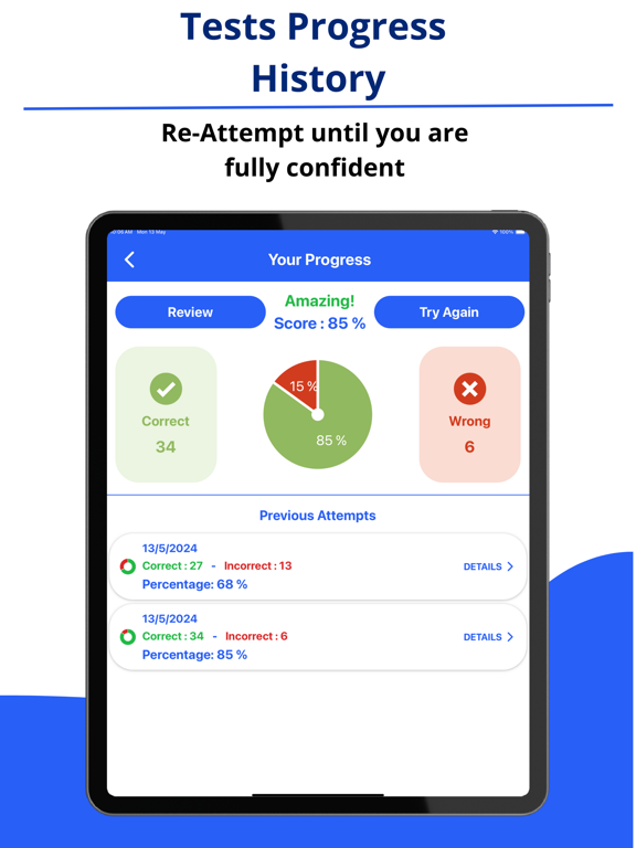 Kentucky DMV Permit Test Prep iPad screenshot 7 - Education app