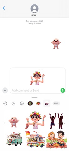 节日季节贴纸 screenshot