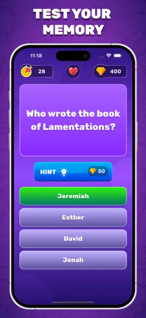 Bible Quiz Trivia Game screenshot 3