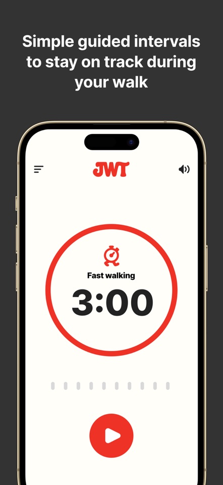 JWT – Japanese Walking Timer screenshot 2