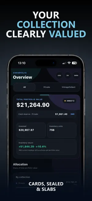 Chasefolio: TCG Tracker screenshot 1